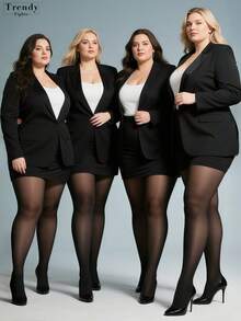 100克加厚，无绒，弹力加大码连裤袜，舒适柔软，时尚百搭性感杏色连裤袜，适合万圣节、圣诞节等场合，适宜温度15~25℃，温暖舒适 - 杏色 - 查看 2