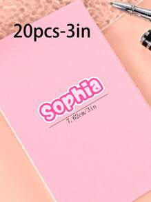 100/50/20/10/1 Pc Customized Name Personalized Stickers - Cartoon Font - Colorful And Variegated Personalized Laptop Stickers, Water Bottle Name Stickers - Suitable For Holiday Gifts, Daily Decorations, Notebook Stickers, Candy Baking Packaging Bag Decorations, School Supplies, Back To School, Multi-Functional, Ornamental, Reusable, Modern, Colorful, Cute, Vintage, Cartoon, Kawaii, Custom, Personalized, Unique, Customized, Workers, Clients, Students, For Business/Work/ Office, For School, Desert Fall Cozy