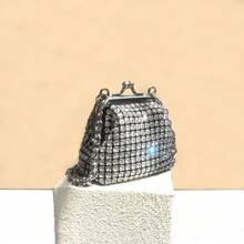 Dancing Engine حقيبة مسائية فاخرة مصممة مرصعة بالراين ستون، حقيبة يد مصنوعة يدويًا، حقيبة سهرة، حقيبة حفلات، حقيبة كتف صينية