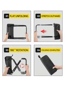 1 件便携式多功能户外野餐露营折叠椅、超轻钓鱼凳、旅行凳、钓鱼配件