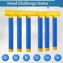 Children's Catch Falling Sticks Reaction Game, Hand-Eye Coordination Training Toy, Indoor Outdoor Interactive Speed Challenge Game, Suitable For Family Gatherings - Multicolor - View 7