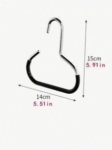 5pcs Creative Circle Shaped Hanger With Non-Slip Hook, Multifunctional Hanger For Hats, Scarves, Belts, Simple And Practical Organizing Tool - Multicolor - View 4