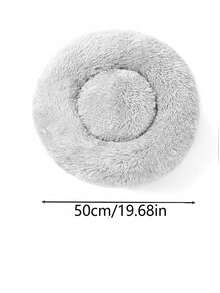 1-częściowe pluszowe legowisko dla zwierząt, zimowe legowisko dla kota, legowisko dla psa, ciepłe i zdejmowane, okrągłe legowisko dla kota, odpowiednie na wszystkie pory roku