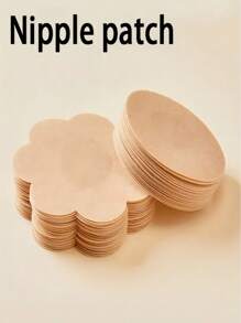 20pcs/50pcs Disposable Nipple Patch Anti-Bump Sticker Summer Anti-Walking Patch Invisible Breathable Anti-Allergic Chest Patch Female Wedding Dress Dance Student Marathon Sports Running Anti-Friction Nipple Patch Summer