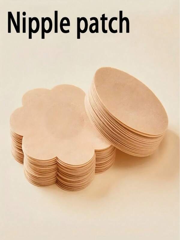 20pcs/50pcs Disposable Nipple Patch Anti-Bump Sticker Summer Anti-Walking Patch Invisible Breathable Anti-Allergic Chest Patch Female Wedding Dress Dance Student Marathon Sports Running Anti-Friction Nipple Patch Summer