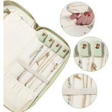 Travel Jewelry Organizer Case - For Earrings, Rings, Bracelets Storage, Travel Essentials, Fashion Portable Jewelry Travel Bags For Women For Women Storage Organizer Travel Essentials Back To School Dormitory Storage Fall Decor