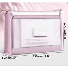 Doppelschichtige A4 Mesh-Aktentasche - Schulprüfung Organizer