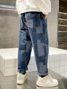 2025年春秋新款男童休闲牛仔裤