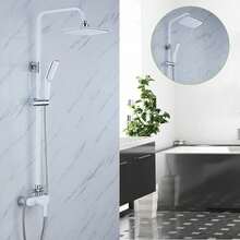 WANLECY Système de douche - Blanc - Voir 2