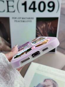 1 pieza Funda de teléfono de gelatina personalizada y colorida, adecuada para iPhone 16/16Promax/15/14/11Promax/Xr/7plus/13pro/12promax/11, regalo para parejas, mejores amigos y familia con diseño de letras grafiteadas, diseño de polígono, diseño fotográfico conmemorativo, diseño minimalista y diseño de dibujos animados coloridos y lindos para una protección decorativa.