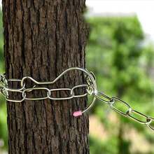 1pc Multifunctional Stainless Steel Chain, Thickened Stainless Steel Chain Hanger For Outdoor Clothes Drying, Home Use - Silver - View 1