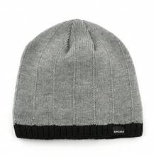 KKISSBAOBEI قبعة رأس مضفرة مبطنة مزدوجة الطبقة للرجال للاستخدام في الشتاء للأنشطة اليومية والرياضة والتزلج، قبعة جمجمة شتوية