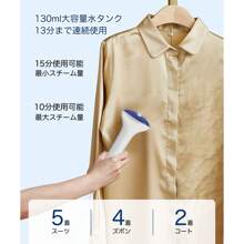 Steam Iron [Wrinkle Removal/Ultra-Lightweight] Iron, Clothing Steamer, Foldable, Can Be Used While Hanging Clothes On A Hanger, Powerful, Leak-Proof, Compact, Portable Iron, Deodorizing, Handy Iron, For Home/Business Trip/Travel