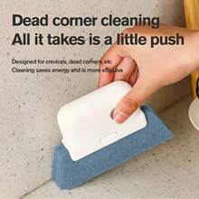 Juego de 3/2/1 cepillo manual multifuncional para limpiar rieles de ventanas, sin necesidad de electricidad. Limpiador de ranuras de ventanas para uso en seco y húmedo, sin desprendimiento de fibras. Herramienta de limpieza para alféizares de ventanas, cepillo universal para rieles de puertas y ventanas. Fácil de limpiar pequeñas grietas y marcos. Adecuado para limpiar ranuras y esquinas de ventanas, así como encimeras de cocina.