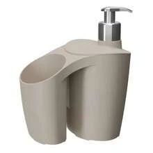 Porta Detergente Porta Sabão Dispenser Sabão Sabonete Liquido Porta Esponja Com Válvula Pump Multiuso Cozinha Banheiro Astra