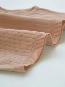 [8 piezas de calzoncillos de talle alto] 8 piezas de calzoncillos sencillos de talle alto, ropa interior cómoda, transpirable y con estiramiento, lencería y ropa interior para mujeres