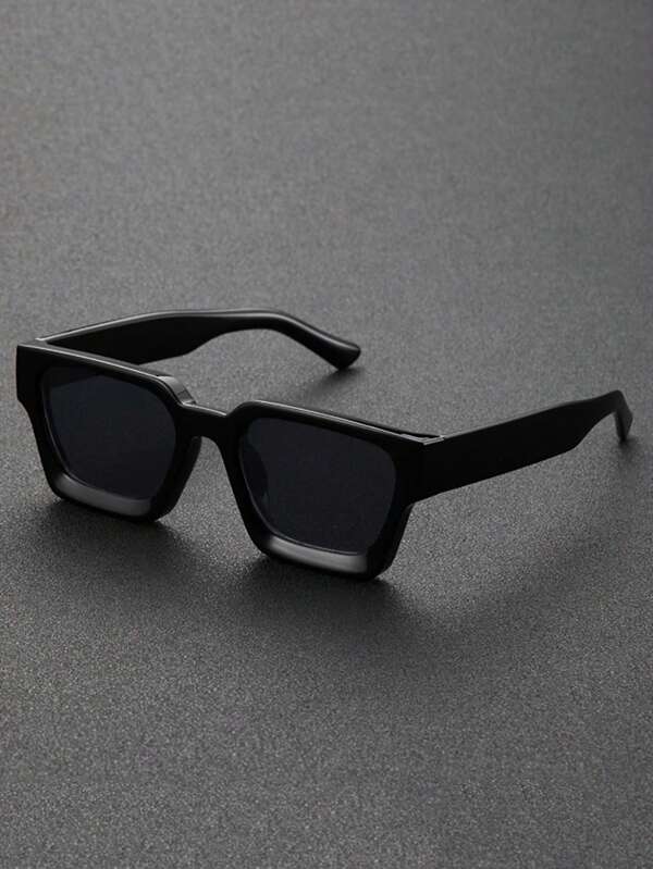 2pcs New Thick Frame Fashion Glasses Box Foreign Trade Glasses Personalized Big Frame Fashion Glasses