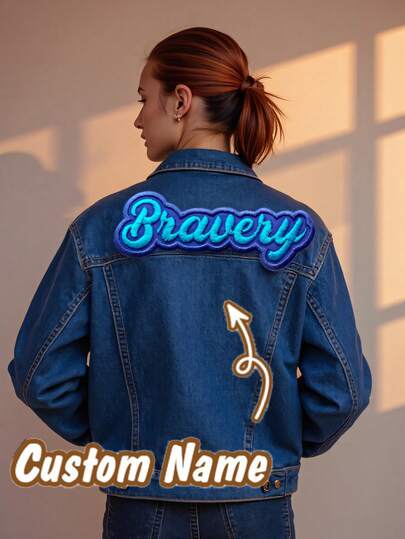 Custom Embroidered Name Patches, Allowing You To Personalize Your Name. These Multi-Functional Name Patches Can Be Ironed/Sewed Onto Jackets. Perfect For Gifting To Mom, Him, Or Her; Ideal For Boyfriends, Girlfriends, Family, Friends, Classmates, Or Best Friends. Suitable For DIY Patches And Can Be Used On Jackets, Hats, Backpacks, Pants, Vests, And Clothing Badges. A Must-Have For Back-To-School Season.