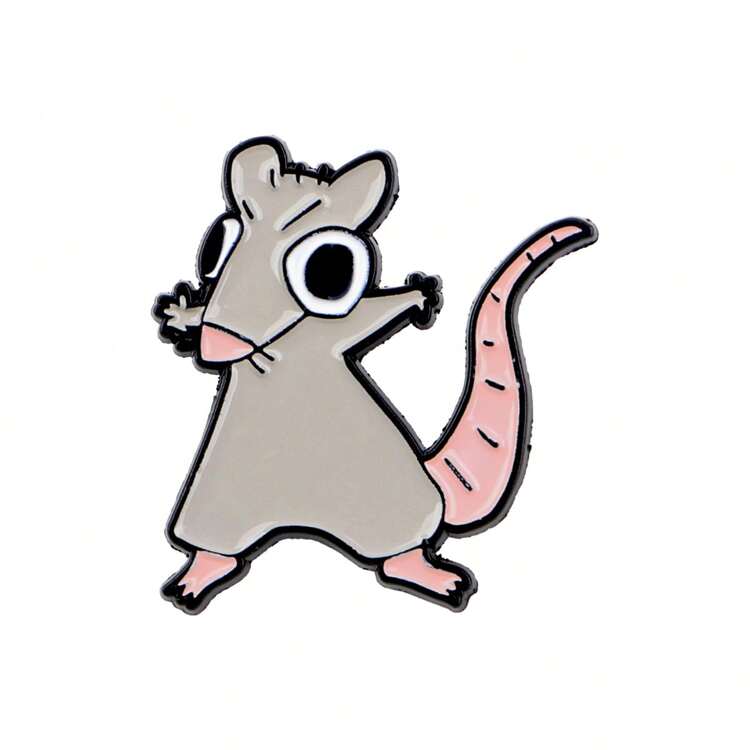 Mouse Enamel Pin Lapel Pins Badges On Backpack Women's Brooch Clothes Gift Jewelry Fashion Accessories
