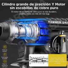 Kit de martillo rotativo y amoladora angular inalámbricos de 21 V + motosierra - Amarillo - Ver 3