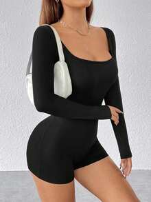 Women Jumpsuits - Black - View 3