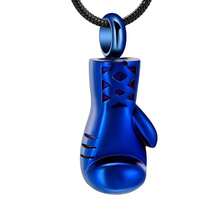 Boxing Glove Shape Stainless Steel Ashes Keepsake Cremation Jewelry For Ash Cool Cremation Pendants For Ashes Cremation Necklace - Gloves - View 8