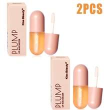 丰唇精华 - 0.28 液体盎司/瓶，1 件/2 件，节日礼物，唇部皱纹填充剂和丰唇精华 - 紅黃 - 查看 11