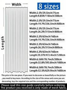 1/2 件 6 米深绿色纱布纱线，雪纺面料窗帘，适用于楼梯围栏户外围栏花园装饰，家居装饰椅背装饰，婚礼拱门，DIY 乡村婚礼配件婚礼仪式接待装饰，透明网眼门帘，纱桌旗，婚礼生日周年纪念桌布 - 墨綠色 - 查看 3