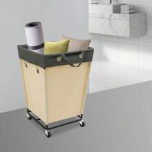 Rolling Laundry Cart Laundry Basket With Wheels Laundry Storage Basket