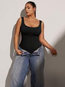 1 pièce Gaine de maintien pour la taille pour femmes, shapewear sans couture et grande taille pour le contrôle du ventre