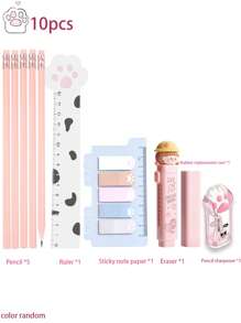 Cute Cat Paw Pencil Sharpener, Manual Office, Home And School Supplies Pencil Sharpener With A Lid, Pink And Grey Pencil Sharpener, Small Handheld Pencil Sharpener, Cat Paw Manual Pencil Sharpener Accessories, Office, Home And School Supplies, Cat Paw Shape With A Lid Suitable For Children, Adults And Students, School Supplies, Student Awards, Children's Gifts, Pencil Sharpener Accessories, Pink And Grey Back To School