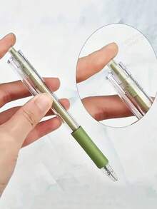 3 Pieces Of Manual Retractable Key Word Cutting Knife And Pen - Morandi Craft Tool, With Replaceable Blades Suitable For Scrapbooking, Business Card Printing, DIY Paper Art, Scrapbooking Supplies, Precision Cutting Tools, Ergonomic Design, (Color And Style Random) - Multicolor - View 4