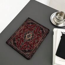 防震中东元素波斯地毯图案书本式平板电脑保护套，兼容 iPad 第十代、iPad Air (M2)、iPad Pro (M4)、iPad Air 4/5/6/iPad Pro 10.5/2022/2021/2024/12.9/iPad Mini 7/2019/iPad Air M3/iPad A16 2025，以及 Galaxy Tab S9 FE/S8 Plus/S7/S10，春季生日礼物之选。 - 彩色 - 查看 9