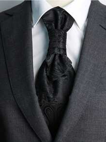 1 pieza Corbata casual de negocios para hombres con estampado geométrico de 2.76 pulgadas, adecuada para uso diario, eventos, exteriores, trabajo, fiestas, vacaciones - Accesorio esencial para caballeros de éxito