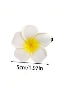 4 قطع مشابك شعر بشكل زهرة، مشابك شعر وهمية على شكل زهرة البابونج الحلوة، مشابك لخصلات الشعر الجانبية، مشابك شعر على طراز بوهيمي مناسبة للارتداء اليومي، تصوير حفلات الشاطئ والعطلات، اكسسوارات الحفلات، ملابس العطلات للنساء