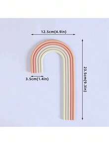 1 件波西米亚风彩虹蛋糕装饰、彩色软凝胶条纹烘焙蛋糕插件、生日蛋糕装饰、彩虹主题派对用品、婚礼蛋糕装饰、圣诞蛋糕装饰、洗礼蛋糕装饰、性别揭秘派对蛋糕装饰、迎婴派对蛋糕装饰、森林主题蛋糕装饰，（马卡龙粉色蓝色绿色咖啡等）