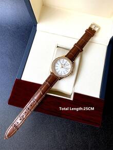 Pablo Raez 1 件 18K 金原创珠宝女士奢华水晶正装手表复古不锈钢 IPG 不褪色金色迷人腕表海滩配饰优雅全新设计女士石英表时尚白色表盘带钻石显示屏高品质女士流行腕表 - 銀色 - 查看 8