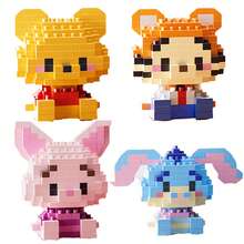 Princess Micro Building Blocks Assembled Model Building Block  Donald Duck Nick Dolls Toys Children Gifts Sets Desktop Ornaments Room Decoration Kawaii Birthday Gift Christmas Halloween Decoration Figures Anime Figure Games Toys - Multicolor - View 2