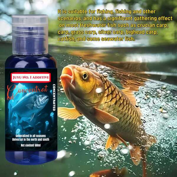 60ml Concentrated Universal Fishing Additive, Suitable For All Seasons And Fishing Locations
