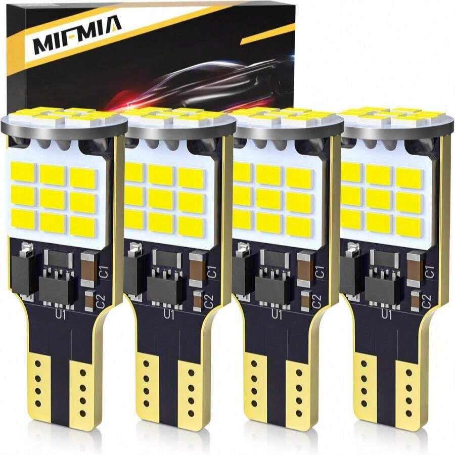 MIFMIA 7443 LED Bulb Red For Brake Lights, 500% Brighter 7440 7441 7444 7443R T20 W21W High Power 45-SMD Chipsets LED Stop Tail Brake Lights (Upgraded, Pack Of 2)