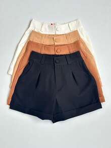 Women Shorts - Black - View 2