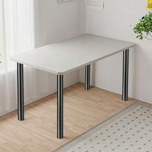 Set Of 4PCS 710-1100mm Adjustable Kitchen Worktop Desk Breakfast Bar Table Leg 60mm Bar Metal Table Legs Black - Black - View 5