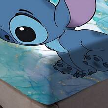 Disney Juego de sábanas de 3 piezas Disney - 1 sábana ajustable, 2 fundas de almohada (1*Sábana ajustable, 2*Fundas de almohada, Sin acolchado), Elegante, suave y cómoda, adecuada para dormitorios familiares, habitaciones de invitados, uso universal en todas las estaciones