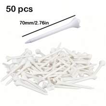 30/50 件专业耐用塑料高尔夫球座，低摩擦阻力，可重复使用配件，适合高尔夫球爱好者的礼物