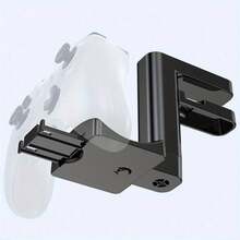 1 pieza Soporte ajustable para auriculares para colgar debajo del escritorio, con gancho giratorio universal para sujetar auriculares, soporte para auriculares debajo del escritorio
