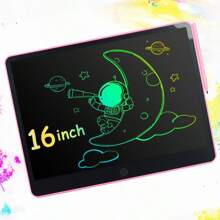 RSP 1pc 16/12/8.5/6.5 Inch LCD Color Drawing Tablet, Writing Pad, With Stylus, Montessori Educational Tool, Erasable Board, Birthday, Christmas, Halloween, Easter Gift