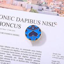 1pc-Blue Ladybug Brooch,Jo Jo's Anime Jo Jo's Magical Adventure Joruno' Brooch,Insect Pin,Inspiration Badge Insect,Gift