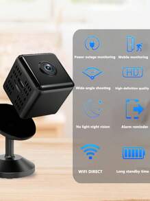 Cámara oculta - WiFi inalámbrica - Cámara para el hogar - Cámara de seguridad HD 1080P - Mejor mini cámara de vigilancia para automóvil - Con detección de movimiento, para proteger la seguridad de su hogar