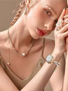 1 Piece Of Women's Watch Strap With Slim Artificial Rhinestones For Apple Watch Strap, Shining Your Watch, Suitable For Apple Watch 1/2/3/4/5/6/7/8/9/10/SeUltra Series Watches 38/42/44/45/46/49 Mm