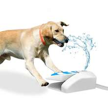 Haustier Puzzle Spielzeug, Outdoor Wasser Sprüh-Spielzeug, interaktives Pfoten-Pedal Design Hunde-Wasserbrunnen Haustier-Selbstbetätiger Hunde-Wasserspender Garten/Outdoor, Fußbetätigter Haustier Wasserspender, Hunde Sprinkler Pfoten-Aktivierung Garten Hunde-Wasserspender Outdoor, Bereitstellung von frischem Wasser, Sommer Hunde Outdoor Wasser Spielzeug, Hunde Brunnen Spielzeug